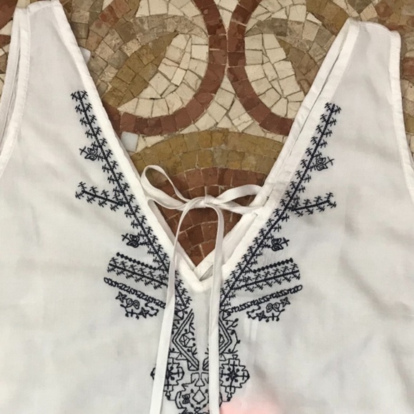 Urban Outfitters boho crop blouse NWT/ S - Picture 5 of 8